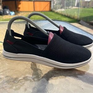 Clarks Black Cloudsteppers Breeze Step II Slip On Casual Shoe